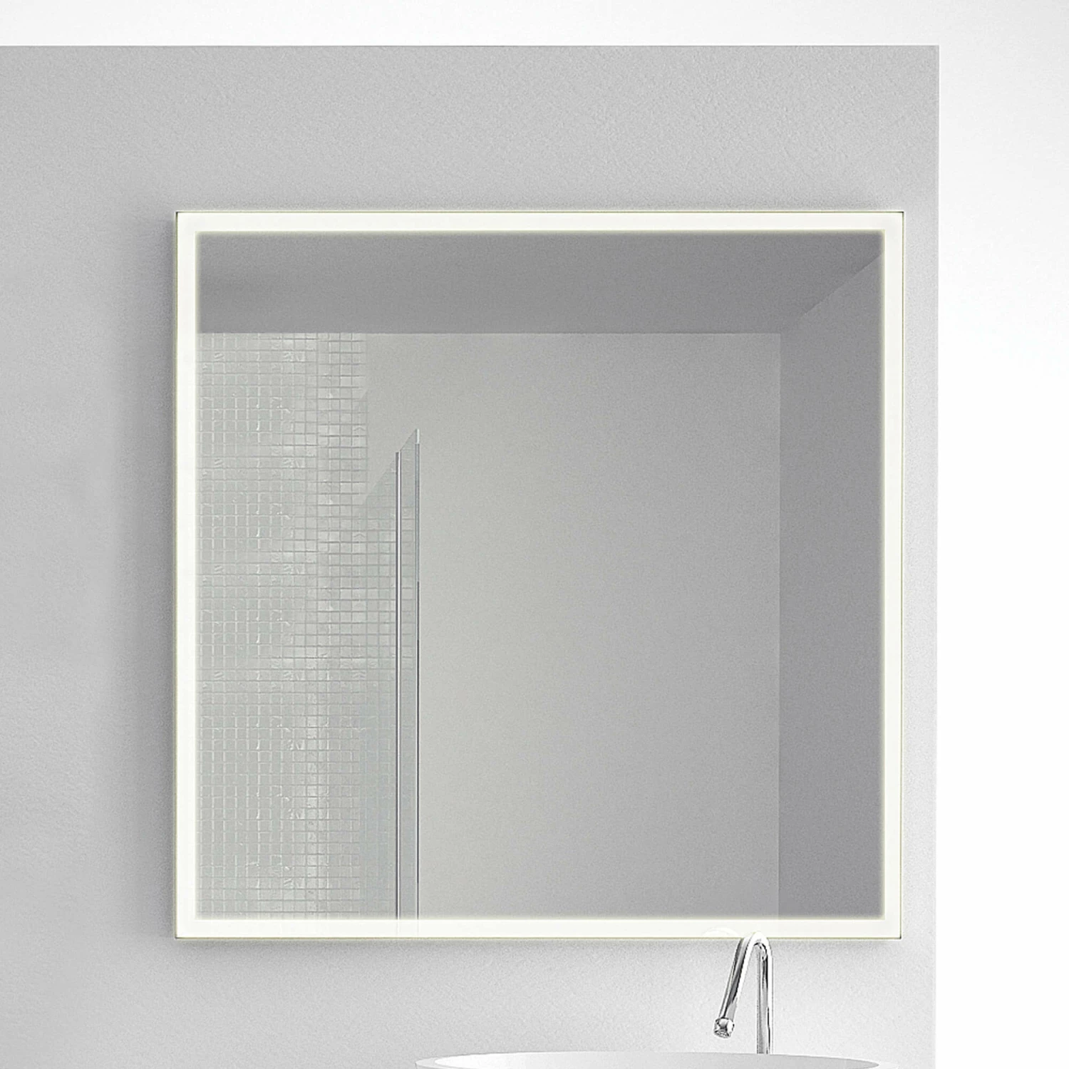 Origins Living Solid Framed Backlit LED Mirror - 1200 X 600mm 3 Origins Living Solid Framed Backlit LED Mirror - 1200 X 600mm