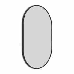 Origins Living Docklands Capsule Mirror - 500mm - Brushed Brass 9 Origins Living Docklands Capsule Mirror - 500mm - Brushed Brass -TAP WAREHOUSE Shop origins living docklands capsule mirror black cutout