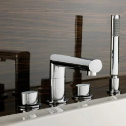 Sagittarius Oveta 4 Hole Bath Filler 5 Sagittarius Oveta 4 Hole Bath Filler -TAP WAREHOUSE Shop ov114 feature