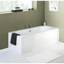 Plastic Straight Bath Panel - 1800mm