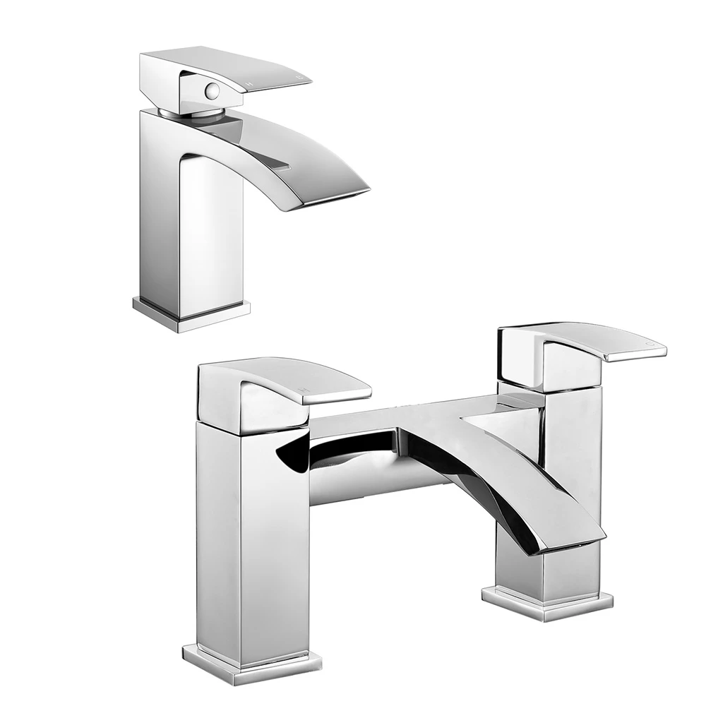 Vellamo City Waterfall Basin Mixer & Bath Filler Value Pack 3 Vellamo City Waterfall Basin Mixer & Bath Filler Value Pack