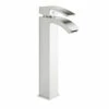 Vellamo City Tall Chrome High Rise Basin Tap 2 Vellamo City Tall Chrome High Rise Basin Tap -TAP WAREHOUSE Shop pek004 angle01