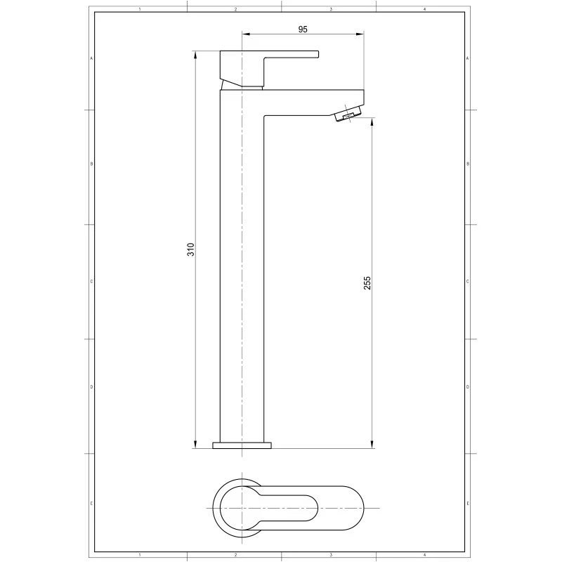 Sagittarius Plaza Extended Monobloc Basin Mixer With Clicker Waste 4 Sagittarius Plaza Extended Monobloc Basin Mixer With Clicker Waste - Image 2