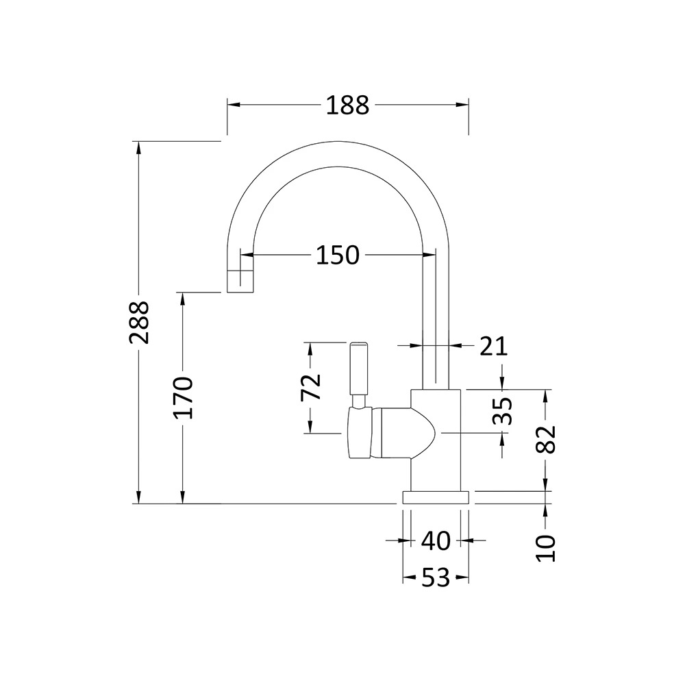 Hudson Reed Tec Single Lever Basin Mixer With Clicker Waste 4 Hudson Reed Tec Single Lever Basin Mixer With Clicker Waste - Image 2