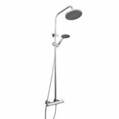 Nuie Thermostatic Bar Valve And Riser Kit