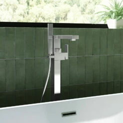 Vellamo Forte Freestanding Bath Shower Mixer With Shower Kit