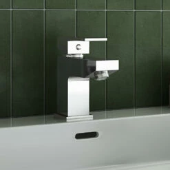 Vellamo Forte Mono Basin Mixer Tap & Waste 11 Vellamo Forte Mono Basin Mixer Tap & Waste -TAP WAREHOUSE Shop primary vellamo forte mono basin mixer lifestyle1