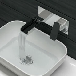 Vellamo Reve Wall Mounted Waterfall Basin Mixer