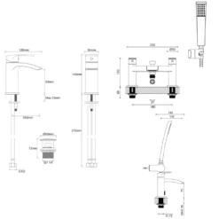 Proflow Tiera Basin Mixer With Clicker Waste & Bath Shower Mixer Value Pack 11 Proflow Tiera Basin Mixer With Clicker Waste & Bath Shower Mixer Value Pack -TAP WAREHOUSE Shop proflow tiera basin mixer bath shower mixer tech