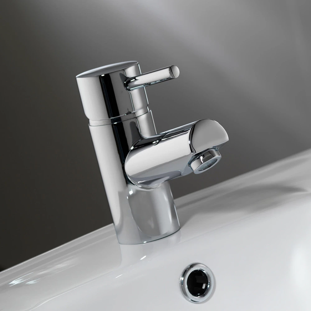 Vellamo Curvo Basin Mixer With Clicker Waste 3 Vellamo Curvo Basin Mixer With Clicker Waste