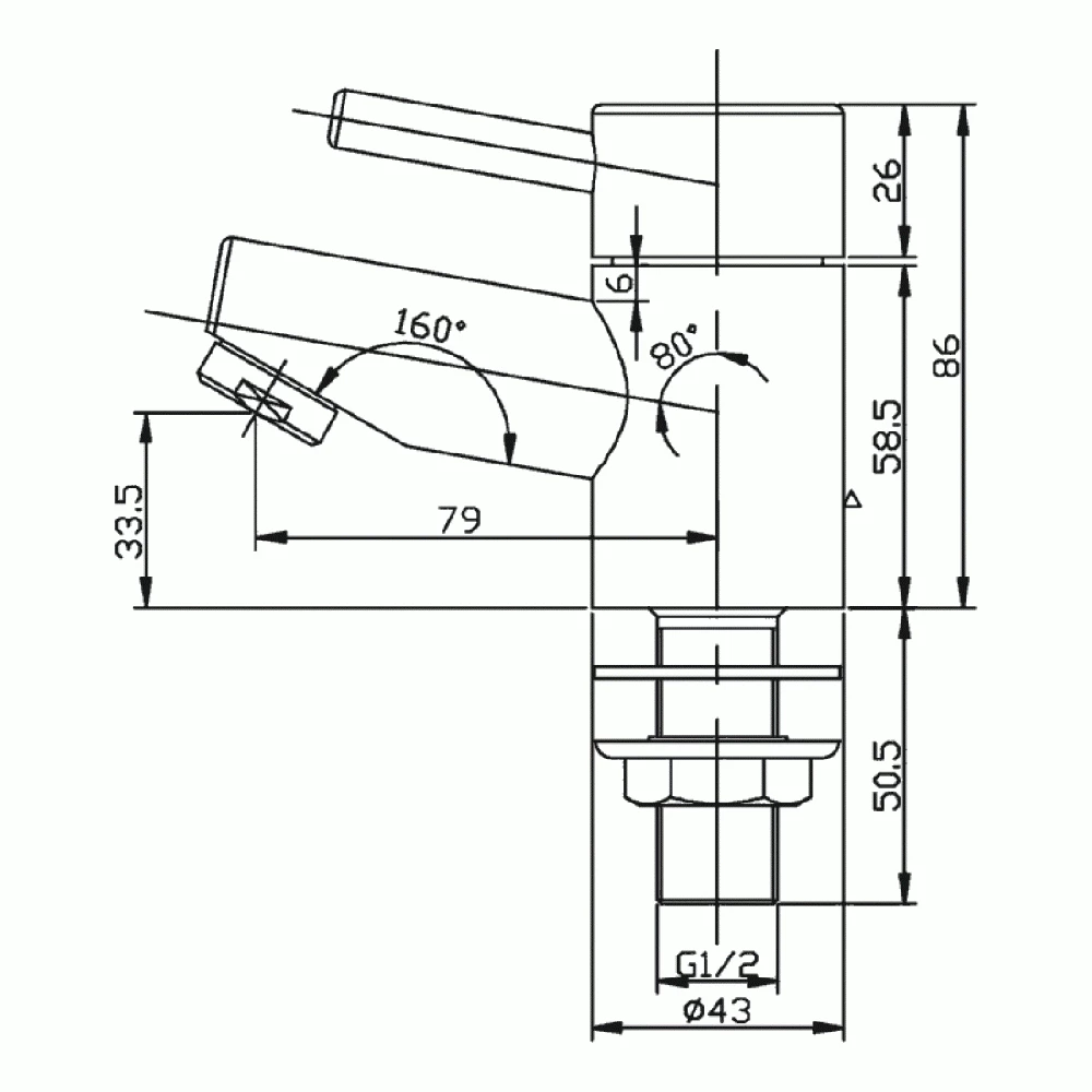 Vellamo Curvo Basin Pillar Taps 4 Vellamo Curvo Basin Pillar Taps - Image 2