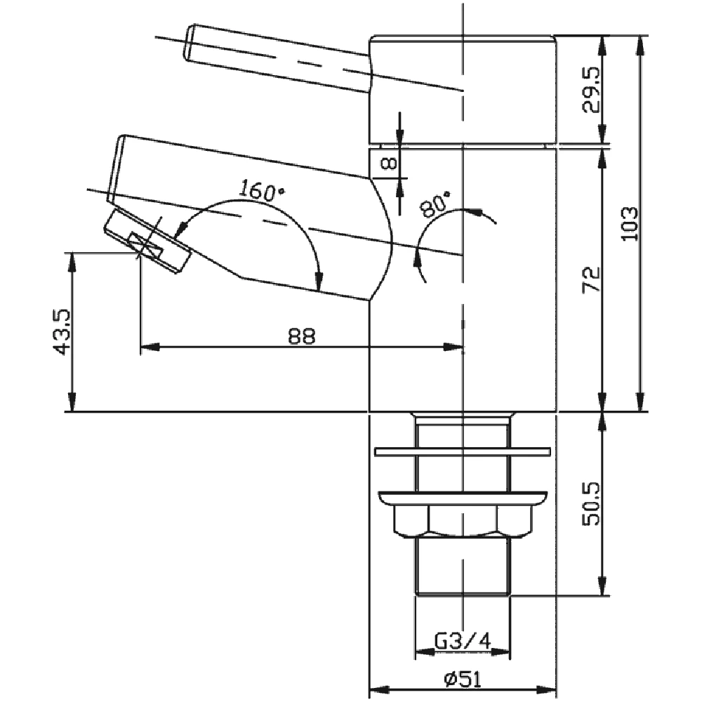 Vellamo Curvo Bath Pillar Taps 4 Vellamo Curvo Bath Pillar Taps - Image 2