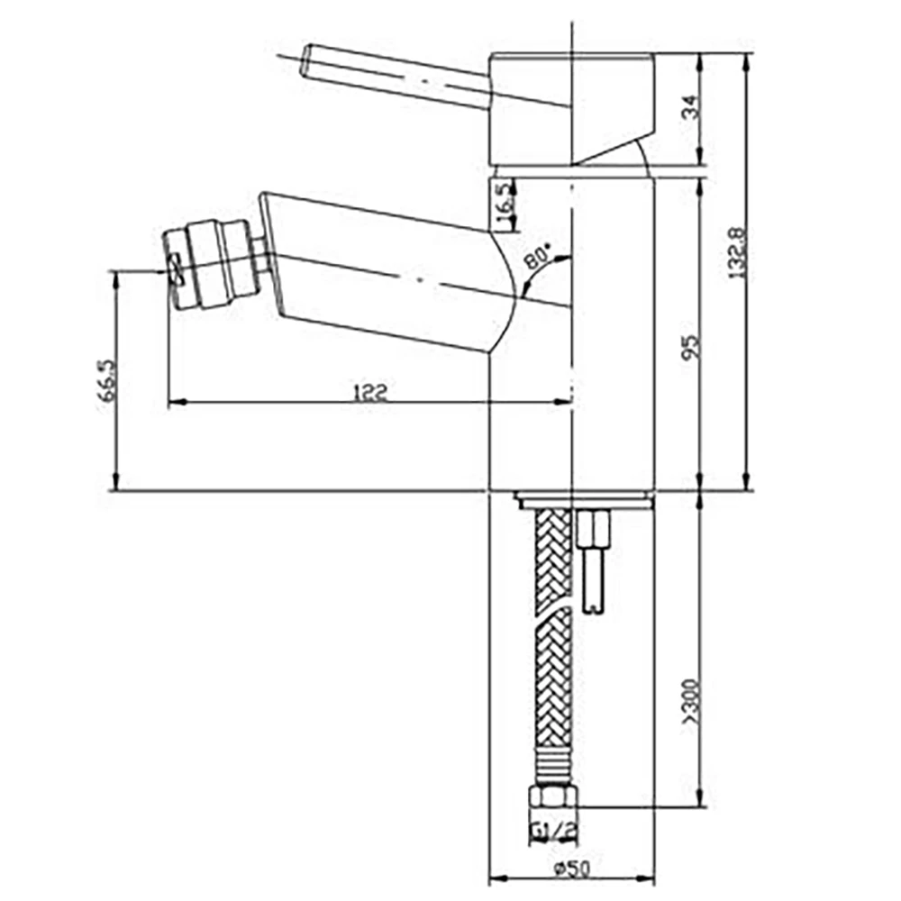 Vellamo Curvo Bidet Mixer 4 Vellamo Curvo Bidet Mixer - Image 2