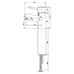 Vellamo Curvo Tall Basin Mixer With Clicker Waste 7 Vellamo Curvo Tall Basin Mixer With Clicker Waste -TAP WAREHOUSE Shop pura xcite tall basin tap waste vel xctbas tech