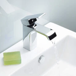 Roper Rhodes Hydra Mini Basin Mixer With Clicker Waste