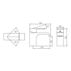 Roper Rhodes Hydra Mini Basin Mixer With Clicker Waste -TAP WAREHOUSE Shop roper rhodes hydra mini tap t156102 tech