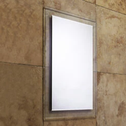 Roper Rhodes Level Bevelled Mirror With Clear Glass Frame - 710 X 495mm