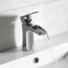 Roper Rhodes Sign Waterfall Mono Basin Mixer With Clicker Waste 1 Roper Rhodes Sign Waterfall Mono Basin Mixer With Clicker Waste -TAP WAREHOUSE Shop roper rhodes sign open spout basin tap click waste