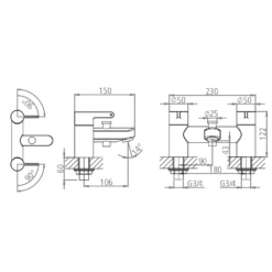 Roper Rhodes Storm Bath Shower Mixer With Contemporary Handset 7 Roper Rhodes Storm Bath Shower Mixer With Contemporary Handset -TAP WAREHOUSE Shop roper rhodes storm bath shower mixer t224202 tech