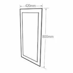 Roper Rhodes Hannah Bevelled Mirror - 800 X 420mm 7 Roper Rhodes Hannah Bevelled Mirror - 800 X 420mm -TAP WAREHOUSE Shop roper rhodes technical specifications mps402