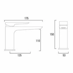 Roper Rhodes Elate Mono Basin Mixer With Clicker Waste 7 Roper Rhodes Elate Mono Basin Mixer With Clicker Waste -TAP WAREHOUSE Shop roperrhodes elate basin mixer 01 tech