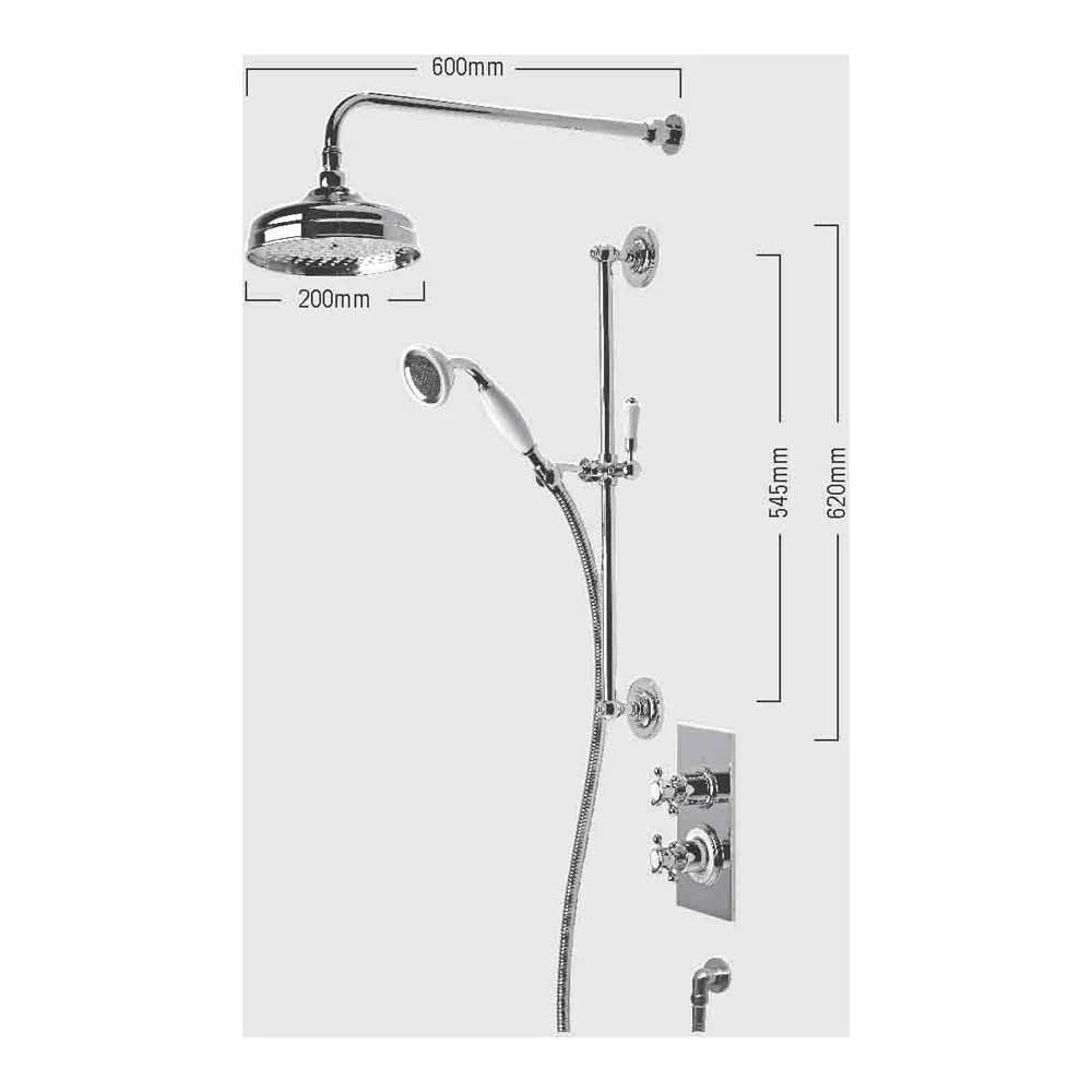 Roper Rhodes Henley Thermostatic Dual Function Concealed Shower System 5 Roper Rhodes Henley Thermostatic Dual Function Concealed Shower System - Image 3