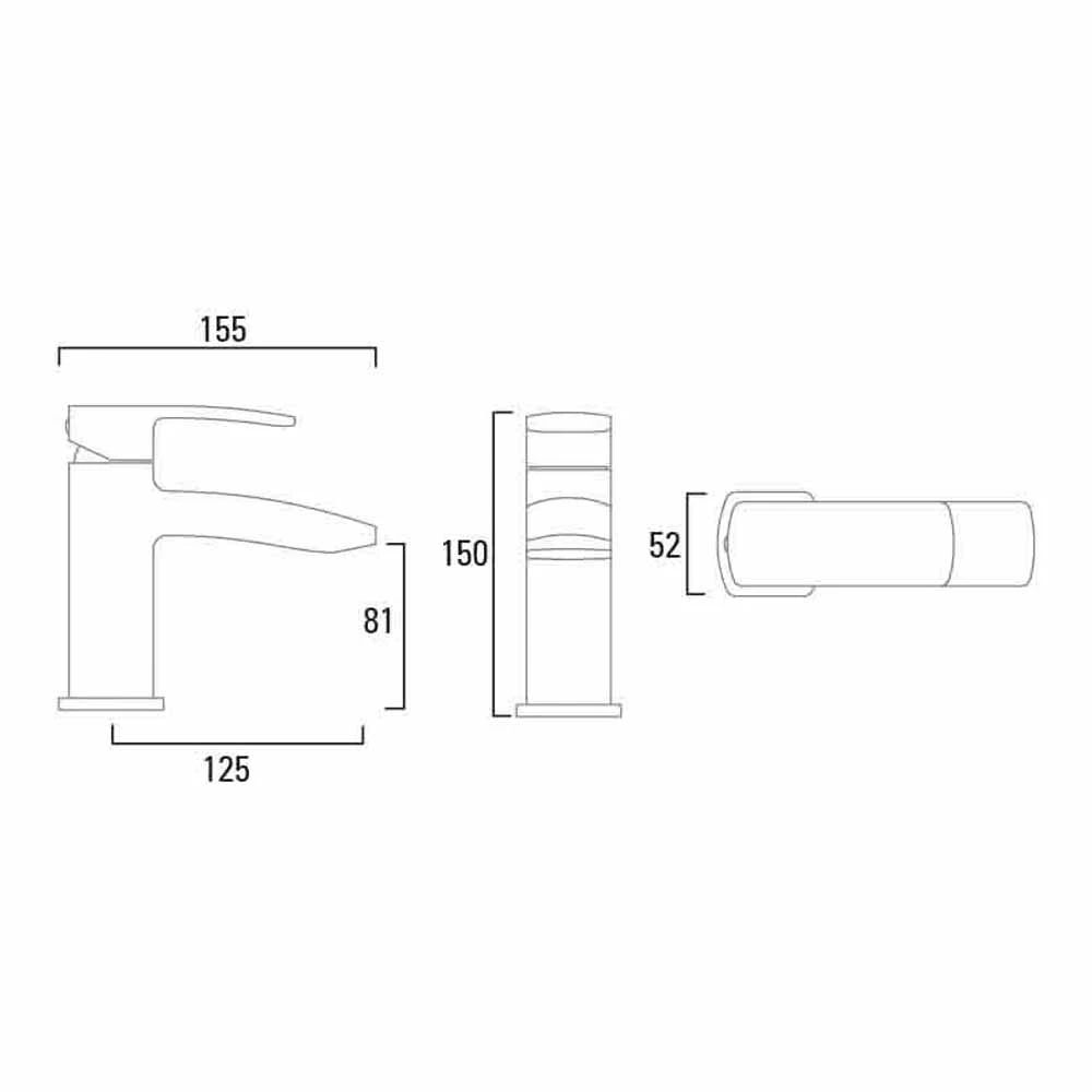 Roper Rhodes Sync Mono Basin Mixer 5 Roper Rhodes Sync Mono Basin Mixer - Image 3