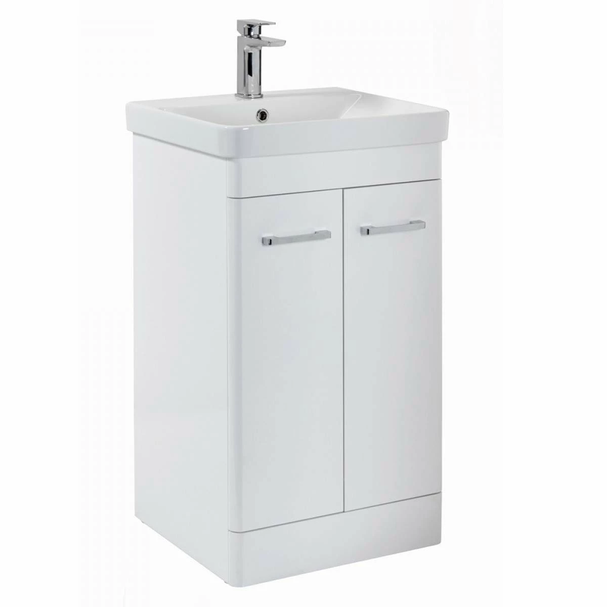 Harbour Identity 500mm Floorstanding Vanity Unit & Basin - Wolf Grey 5 Harbour Identity 500mm Floorstanding Vanity Unit & Basin - Wolf Grey - Image 3