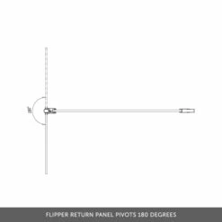 Harbour I8 6mm Flipper Return Panel 6 Harbour I8 6mm Flipper Return Panel -TAP WAREHOUSE Shop s8 flipper return panel tech drawing bottom banner 1