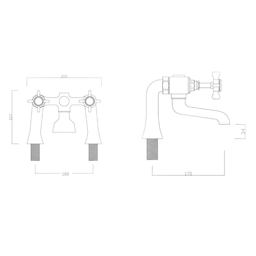 Sagittarius Churchman Gold Bath Filler 4 Sagittarius Churchman Gold Bath Filler - Image 2