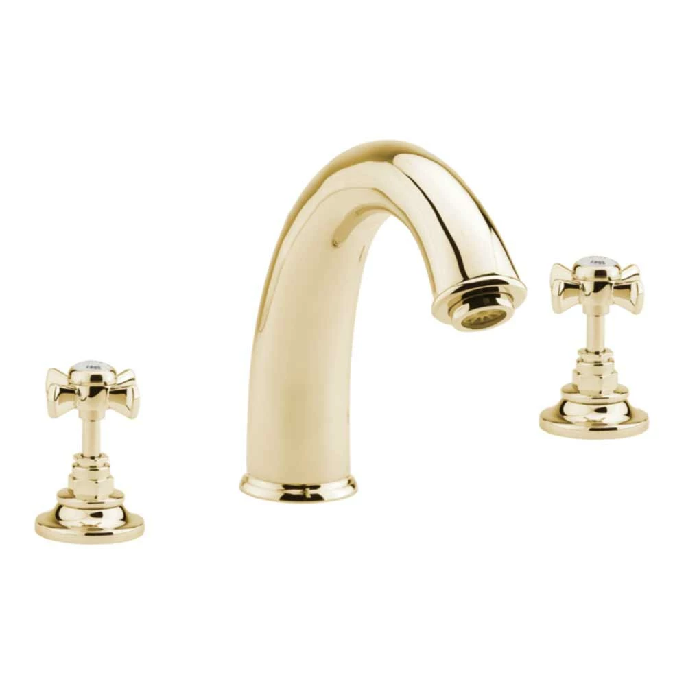 Sagittarius Churchman Gold 3 Hole Bath Filler 3 Sagittarius Churchman Gold 3 Hole Bath Filler