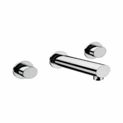 Sagittarius Oveta 3 Hole Wall Mounted Bath Mixer