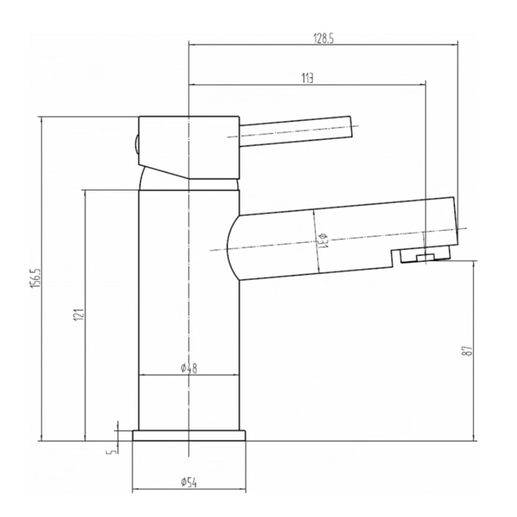 Sagittarius Piazza Monobloc Basin Mixer With Clicker Waste 4 Sagittarius Piazza Monobloc Basin Mixer With Clicker Waste - Image 2