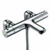 Vellamo Twist Thermostatic Bath Shower Mixer 1 Vellamo Twist Thermostatic Bath Shower Mixer -TAP WAREHOUSE Shop sagittarius thermostatic bath shower mixer cutout 2