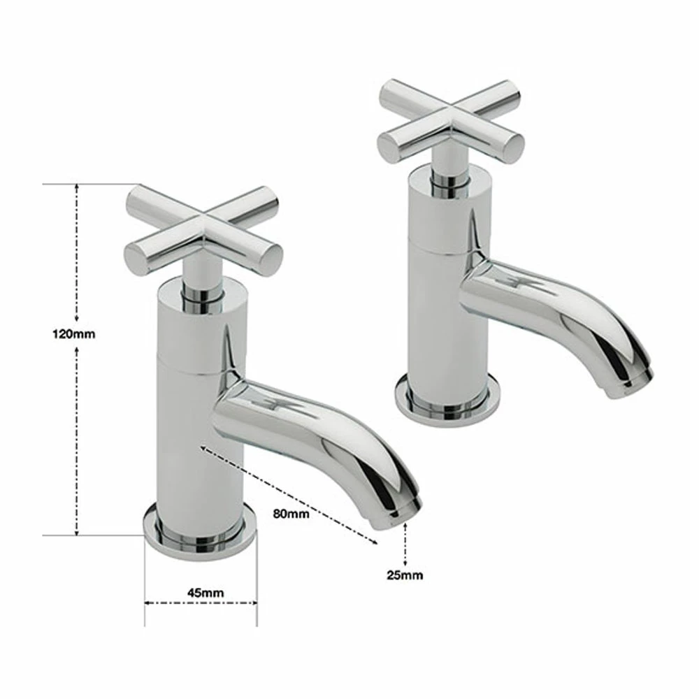 Sagittarius Avant Pair Of Basin Taps 4 Sagittarius Avant Pair Of Basin Taps - Image 2