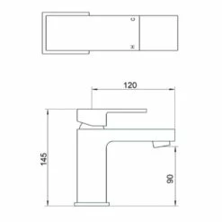 Sagittarius Blade Monobloc Basin Mixer With Clicker Waste 13 Sagittarius Blade Monobloc Basin Mixer With Clicker Waste -TAP WAREHOUSE Shop sagittarius bl 106 c tech