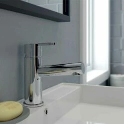 Vado Sense Basin Mono Mixer With Clicker Waste 9 Vado Sense Basin Mono Mixer With Clicker Waste -TAP WAREHOUSE Shop sen 100 cc c p detail2