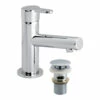 Vado Sense Mini Basin Mono Mixer With Universal Clicker Waste 2 Vado Sense Mini Basin Mono Mixer With Universal Clicker Waste -TAP WAREHOUSE Shop sen 100m cc