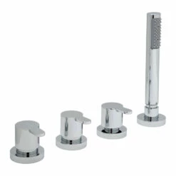 Vado Sense 2 Outlet Deck Mounted Mixer Valve With Pull-Out Handset