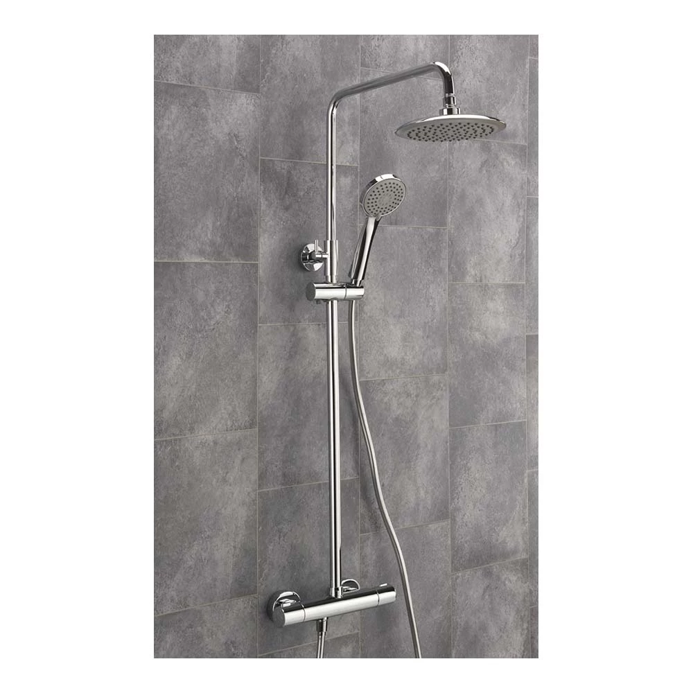 Sagittarius Padua Thermostatic Shower Valve And Rigid Riser Kit 3 Sagittarius Padua Thermostatic Shower Valve And Rigid Riser Kit