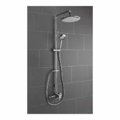 Sagittarius Ergo Lever Fully Adjustable Thermostatic Valve And Rigid Riser Kit