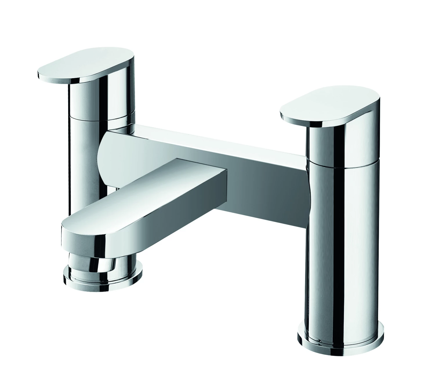 Flova Smart 2 Hole Deck Mounted Bath Mixer Tap 3 Flova Smart 2 Hole Deck Mounted Bath Mixer Tap