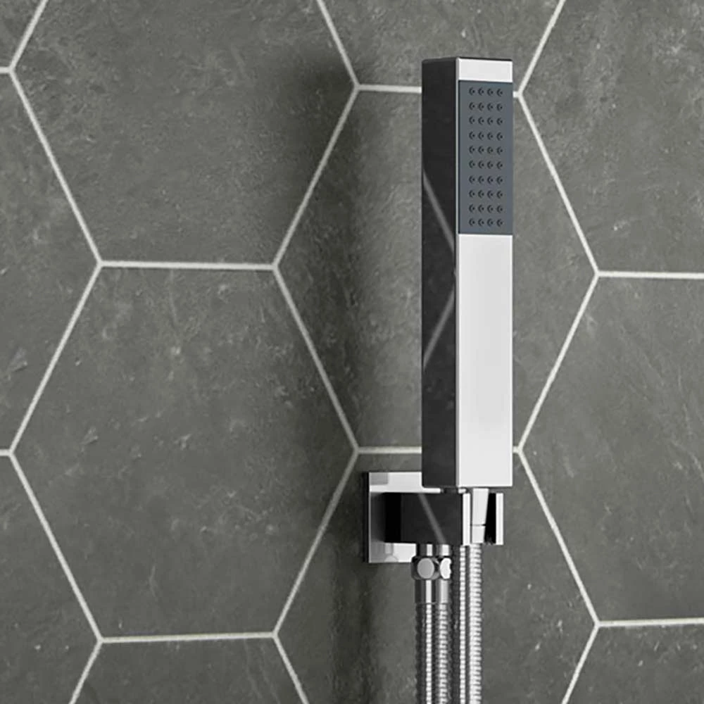 Zane Concealed Shower Valve With 400mm Head, Handset & Overflow Bath Filler - 380mm Wall Arm 5 Zane Concealed Shower Valve With 400mm Head, Handset & Overflow Bath Filler - 380mm Wall Arm - Image 3