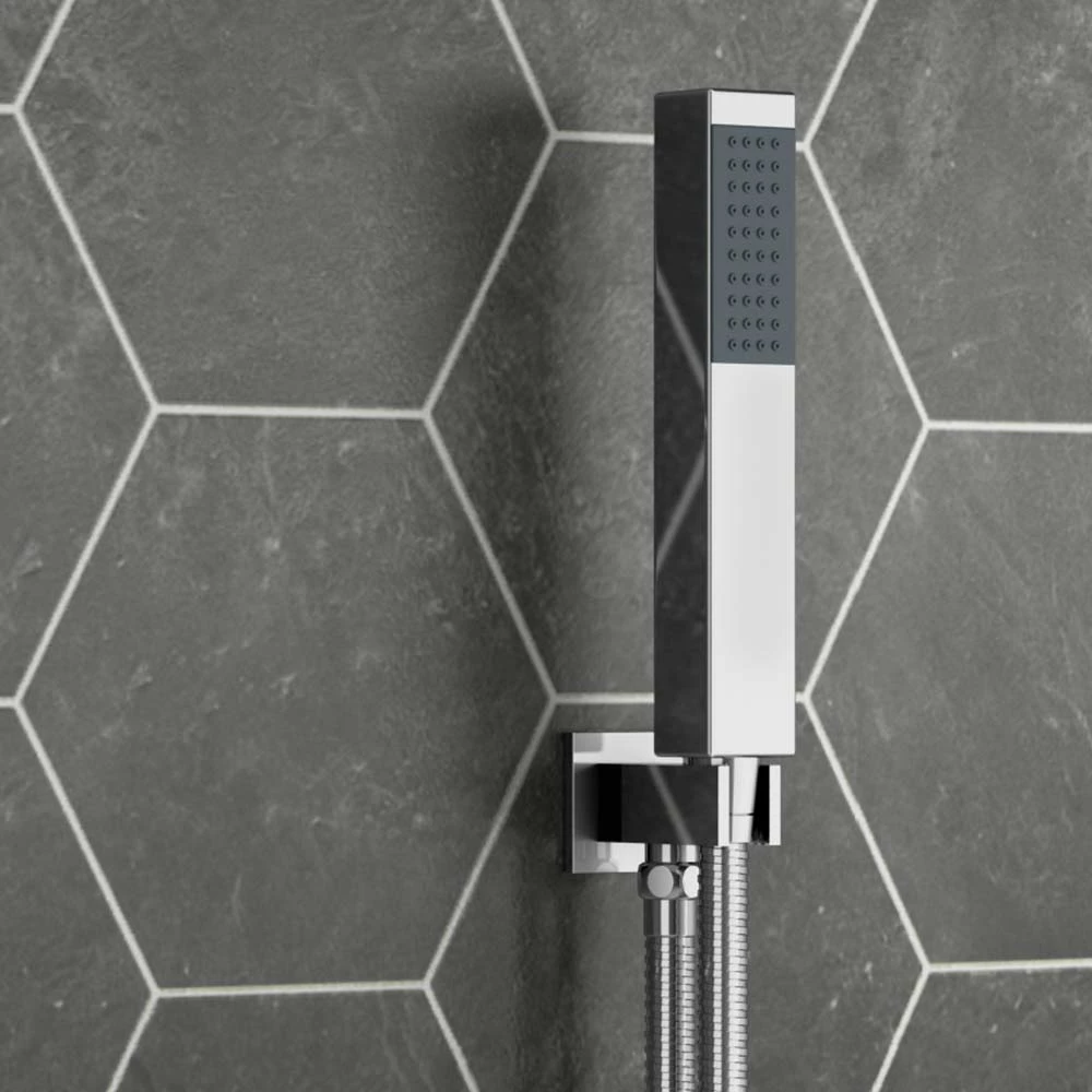 Carter Concealed Shower Valve, Fixed Shower Head, Handset & Overflow Bath Filler - 180mm Arm 5 Carter Concealed Shower Valve, Fixed Shower Head, Handset & Overflow Bath Filler - 180mm Arm - Image 3