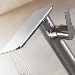 Flova Spring Tall Mono Basin Mixer With Clicker Waste -TAP WAREHOUSE Shop srtbas flova spring tall basin mixers heroimage