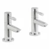 Nuie Series 2 Basin Pillar Taps 2 Nuie Series 2 Basin Pillar Taps -TAP WAREHOUSE Shop stik bath or basin taps