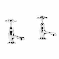 Roper Rhodes Henley Basin Pillar Taps (Pair)