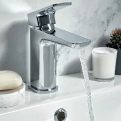 Harbour Status Chrome Basin Mixer Tap With Free Waste