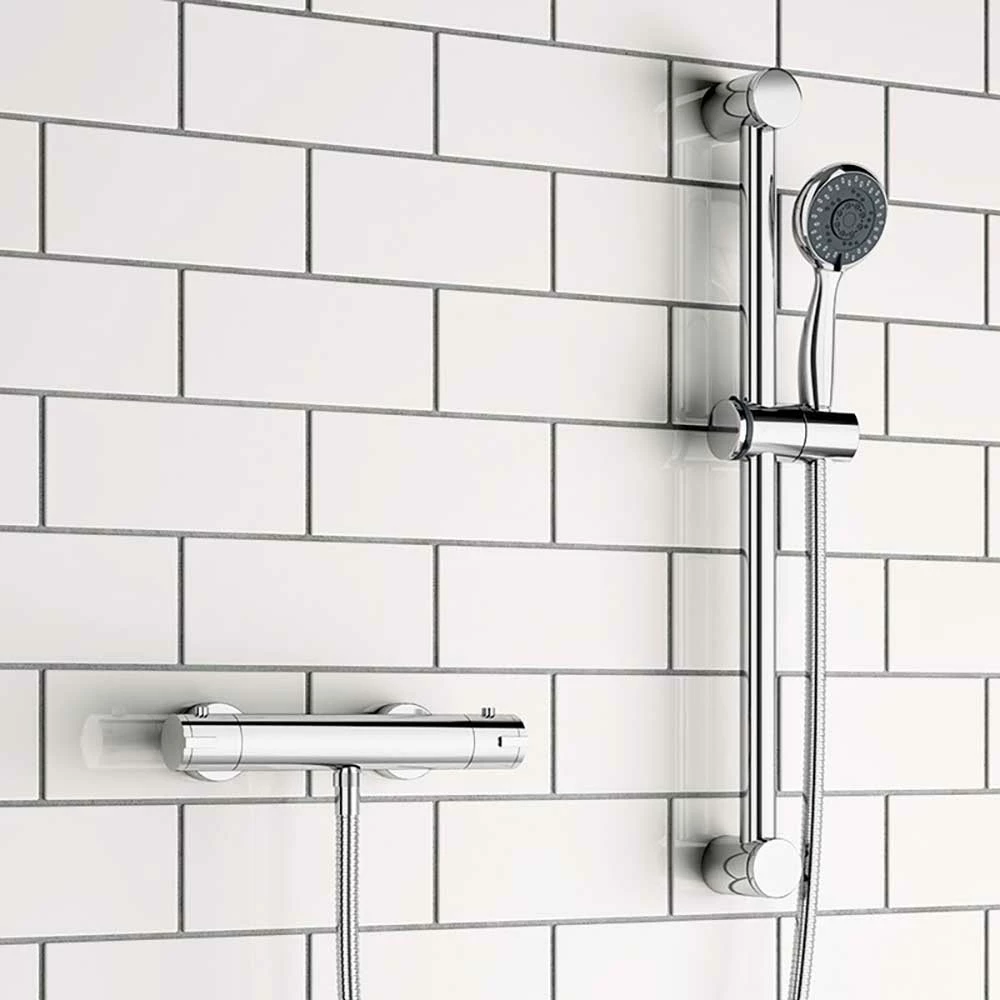 Brianna Thermostatic ABS Bar Shower Valve & Slide Rail Kit 3 Brianna Thermostatic ABS Bar Shower Valve & Slide Rail Kit