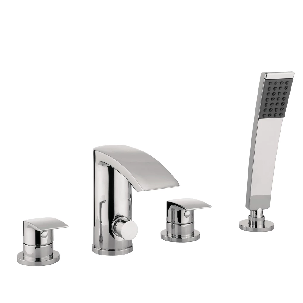 Proflow Tiera Waterfall 4 Hole Bath Shower Mixer 3 Proflow Tiera Waterfall 4 Hole Bath Shower Mixer